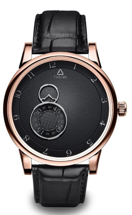 Trilobe Nuit Fantastique Grained Black Rose Gold NF03NG Replica Watch